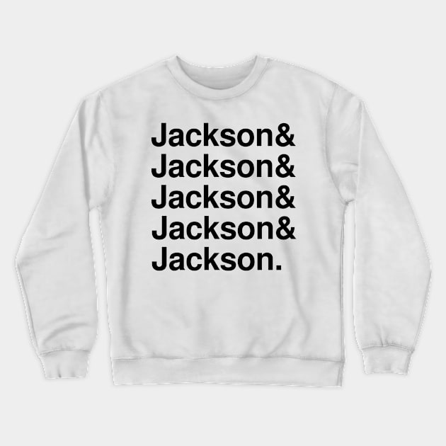 Jackson list Crewneck Sweatshirt by chateauteabag